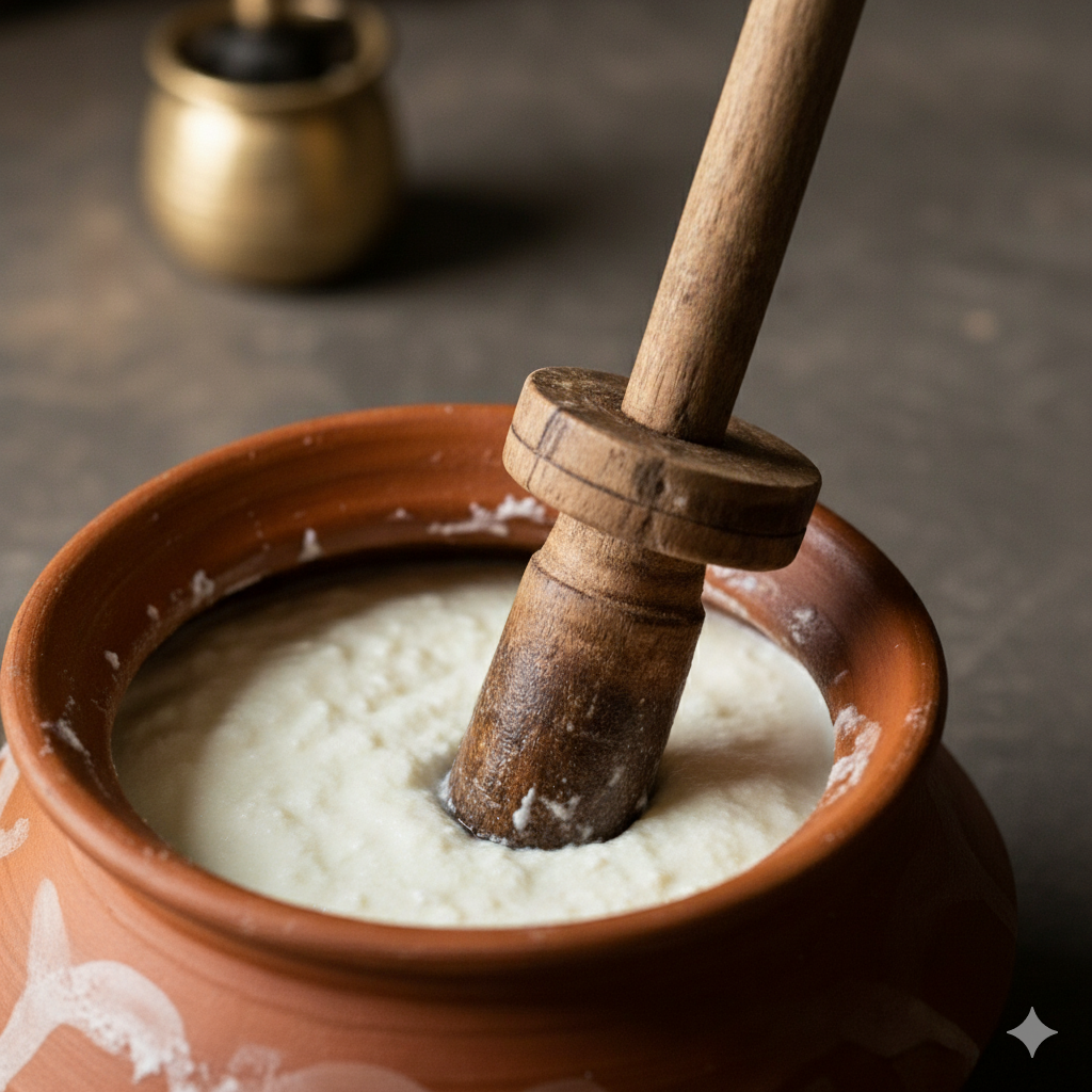 How Morning Crate A2 Desi Ghee is Made Using the Bilona Method